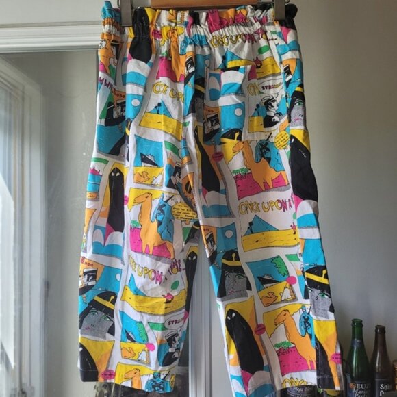 Vintage Brobell Egyptian Cairo cartoon capri pants size large - Picture 5 of 7